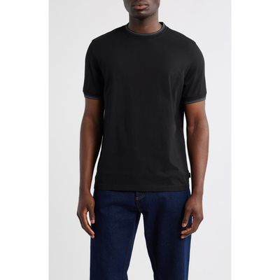 PS Paul Smith PS Paul Smith Sport Stripe Tipped Cotton T-Shirt