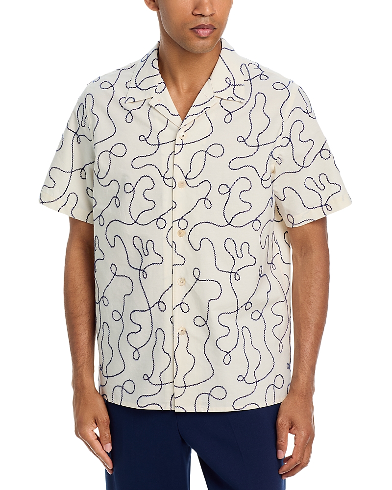 Ps Paul Smith Ps Paul Smith Squiggle Pattern Shirt