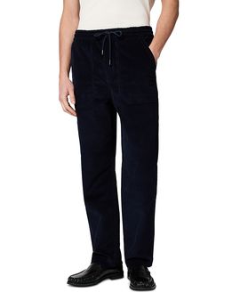 Ps Paul Smith Ps Paul Smith Stretch Cotton Mini Cord Drawstring Trousers