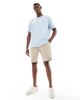PS Paul Smith PS Paul Smith zebra logo chino shorts in beige-Neutral - 1