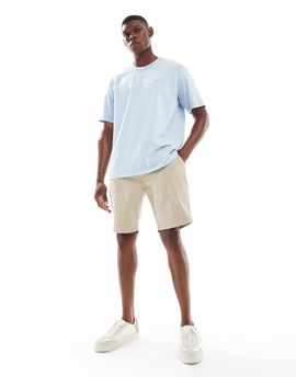 PS Paul Smith PS Paul Smith zebra logo chino shorts in beige-Neutral