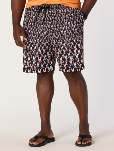 Psycho Bunny Psycho Bunny Big & Tall Byron Allover Swim Trunks