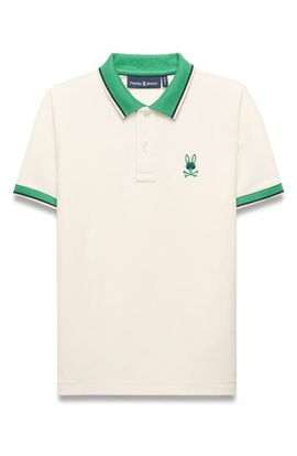Psycho Bunny Psycho Bunny Kids' Devin Pima Cotton Piqué Polo