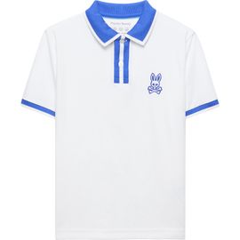 Psycho Bunny Psycho Bunny Kids' Ridley Tipped Piqué Polo