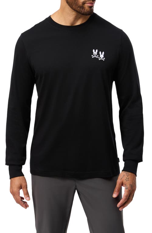 Psycho Bunny Psycho Bunny Tilden Embroidered Bunny Logo Long Sleeve T-Shirt