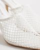 Public Desire Public Desire Ada mesh heeled mules in white - 2