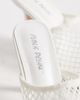 Public Desire Public Desire Ada mesh heeled mules in white - 3