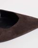 Public Desire Public Desire Allegedly heeled pumps in chocolate suedette-Brown - 3