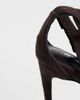 Public Desire Public Desire Allegedly heeled pumps in chocolate suedette-Brown - 4