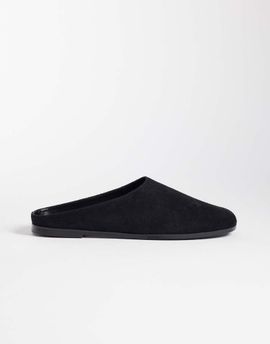Public Desire Public Desire Brielle flat mules in black suedette