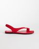 Public Desire Public Desire Brynne flat sandals in red suedette - 1
