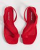 Public Desire Public Desire Brynne flat sandals in red suedette - 2