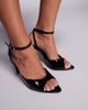 Public Desire Public Desire Caught On tie leg heeled sandals in black - 2