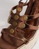 Public Desire Public Desire Dorothy espadrille wedge sandals in bronze-Brown - 2