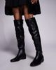 Public Desire Public Desire Eastburn over the knee riding boots in black - 4