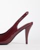 Public Desire Public Desire Eclipse heeled slingback sandals in burgundy-Red - 3