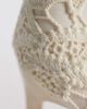 Public Desire Public Desire Elderflower heeled pumps in ivory lace-White - 2