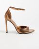 Public Desire Public Desire Gilded heeled sandals in pewter-Brown - 1