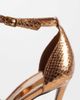 Public Desire Public Desire Gilded heeled sandals in pewter-Brown - 2