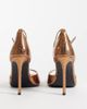 Public Desire Public Desire Gilded heeled sandals in pewter-Brown - 4