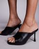 Public Desire Public Desire J'adore heeled mule sandals in black - 4