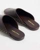 Public Desire Public Desire Joy flat mules with studs in brown - 4