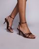 Public Desire Public Desire Juliette strappy heeled sandals in brown - 1