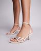 Public Desire Public Desire Juliette strappy heeled sandals in cream-Neutral - 3