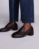 Public Desire Public Desire Kelsy block heel loafers in brown - 1