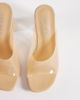Public Desire Public Desire Kyoto transparent heeled mules in neutral - 2