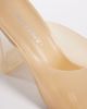 Public Desire Public Desire Kyoto transparent heeled mules in neutral - 3