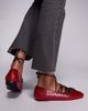 Public Desire Public Desire lace up shoes in cherry red - 3