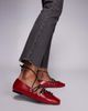 Public Desire Public Desire lace up shoes in cherry red - 4