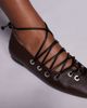 Public Desire Public Desire lace up shoes in distressed brown - 2