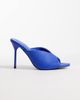 Public Desire Public Desire Lennon heeled mule sandals in luminous blue - 1