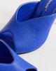 Public Desire Public Desire Lennon heeled mule sandals in luminous blue - 3