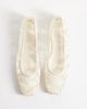 Public Desire Public Desire Leola lace ballet flats in off white - 2