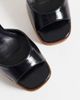 Public Desire Public Desire Letitia platform heeled sandals in black and brown suedette - 2