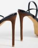Public Desire Public Desire Letitia platform heeled sandals in black and brown suedette - 4