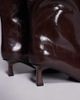 Public Desire Public Desire Lola kitten heel knee boots in brown - 3