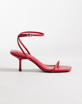 Public Desire Public Desire Natalya barely there mid heels in red