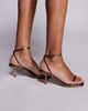 Public Desire Public Desire Natalya kitten heel barely there sandals in bronze-Brown - 1