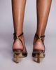Public Desire Public Desire Natalya kitten heel barely there sandals in bronze-Brown - 4