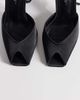 Public Desire Public Desire Petuni peep toe sandals in black - 2