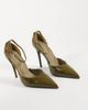 Public Desire Public Desire Riven heeled pumps in olive-Green - 3