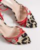 Public Desire Public Desire Roselle wedge sandals with coin detail in leopard-Multi - 2