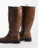 Public Desire Public Desire Saffron square toe knee boots in tan brown - 3