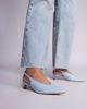 Public Desire Public Desire Saskia slingback kitten heel shoes in baby blue - 1