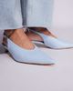 Public Desire Public Desire Saskia slingback kitten heel shoes in baby blue - 4