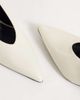 Public Desire Public Desire Solaire heeled pumps in off-white - 3